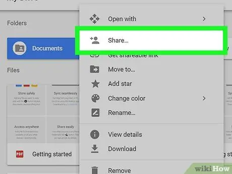 เลิกแชร์โฟลเดอร์ Google Drive บนพีซีหรือ Mac ขั้นตอนที่ 3