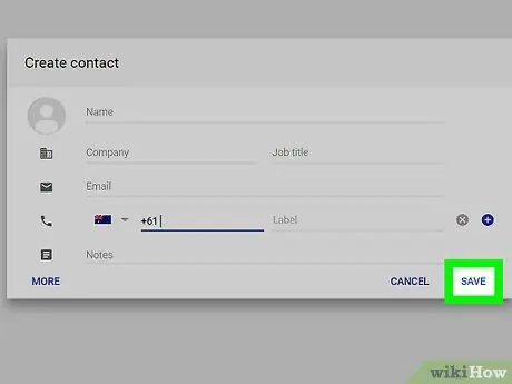 Gérer les contacts dans Gmail Étape 25