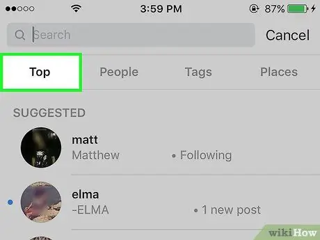 Supprimer l'historique de recherche d'Instagram Étape 10