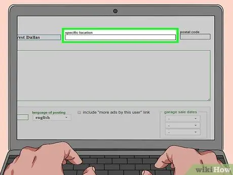 Mengiklankan Penjualan Garasi di Craigslist Langkah 5