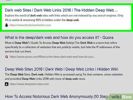 Gå till Deep Web Steg 7