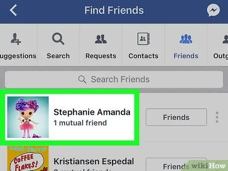 Wysig Close Friends op Facebook op iPhone of iPad Stap 4