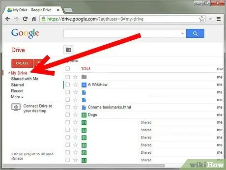 پشتیبان گیری از Google Docs مرحله 2