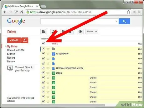 Sandarkan Google Docs Langkah 3