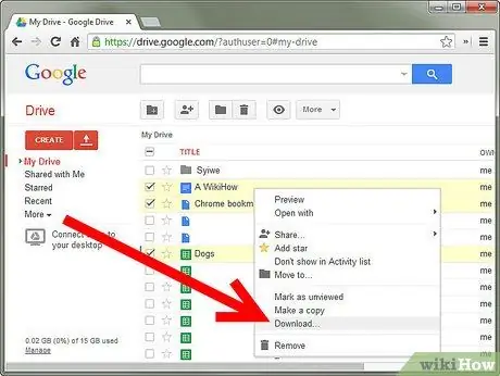 Backup Google Docs Pasul 6