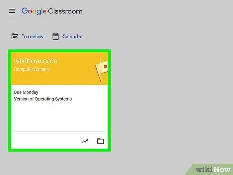 قم بعمل واجب على Google Classroom الخطوة 6