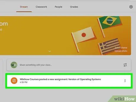 Feu una tasca a Google Classroom Pas 7