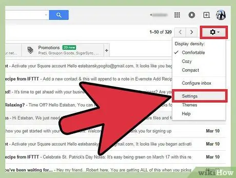 Dodajte račun na Gmail 2. korak