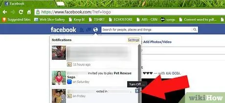 A Facebook értesítéseinek letiltása 19. lépés