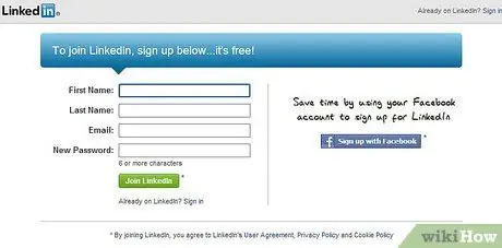 Folosiți LinkedIn Pasul 1