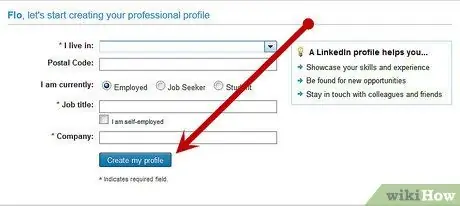 Gebruik LinkedIn Stap 2