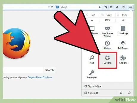 Módosítsa az alapértelmezett betűtípust a Firefoxban 3. lépés