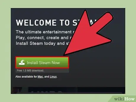 Įdiekite „Steam“3 veiksmą