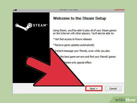 Տեղադրեք Steam Քայլ 4