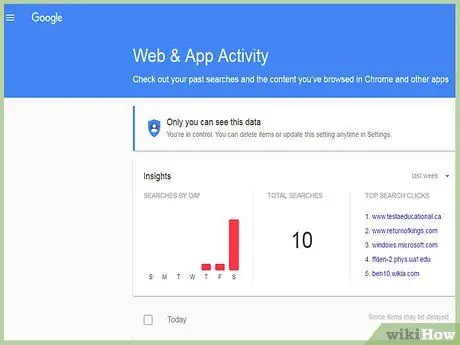 Kustutatud ajaloo taastamine Windowsi 9. toimingus