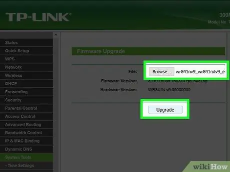 Dateer router -firmware op Stap 23