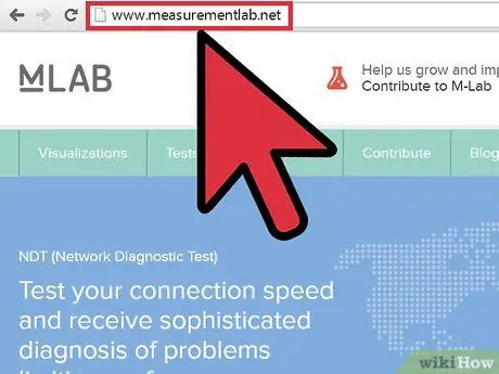 Δοκιμή για περιορισμό εύρους ζώνης από τον ISP σας Βήμα 1