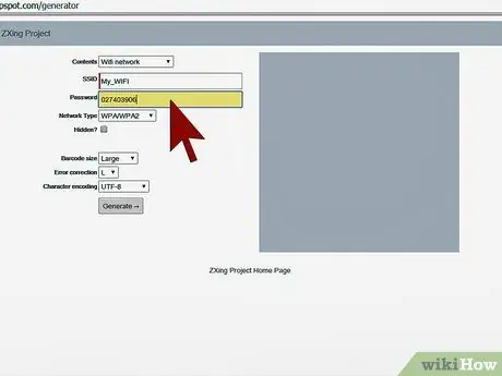 Haga un código QR para compartir su contraseña de WiFi Paso 14