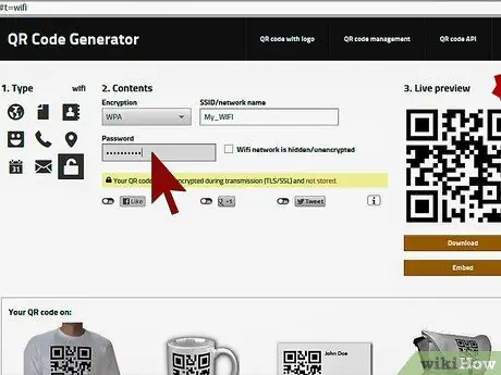 WiFi нууц үгээ хуваалцахын тулд QR код хий 3 -р алхам