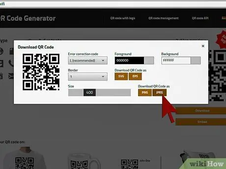 Maak een QR-code om uw wifi-wachtwoord te delen Stap 4