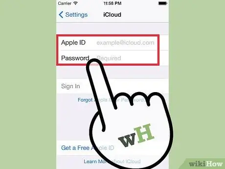 Maak een iCloud-account Stap 11