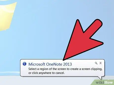 Faça capturas de tela com o OneNote Etapa 7