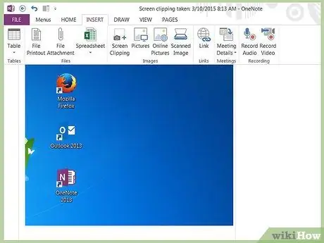 Piga Picha za Skrini na OneNote Hatua ya 9