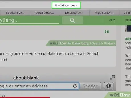 Išvalykite „Safari“paieškos istoriją 3 veiksmas