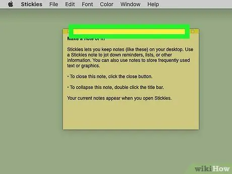 Use Stickies no Mac Etapa 10