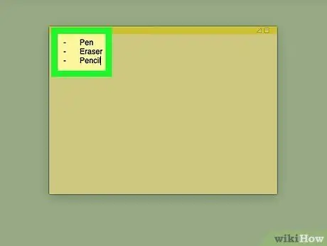 Utiliser Stickies sur Mac Étape 11