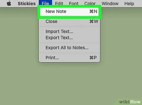 Utilitzeu Stickies al Mac Pas 6