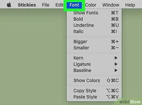 Utiliser Stickies sur Mac Étape 8