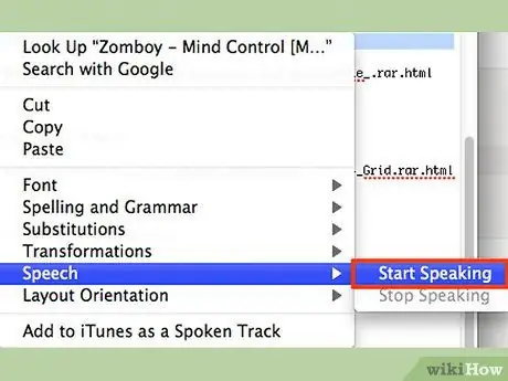 Activate Text to Speech in Mac OSx Step 16