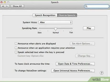 Ενεργοποιήστε το Text to Speech στο Mac OSx Βήμα 9