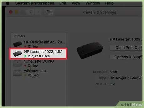 Nruab Drivers rau HP Laserjet 1020 ntawm Mac OS X Kauj Ruam 7