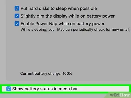 Afficher le pourcentage de batterie sur Mac Étape 4