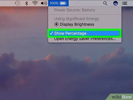 Afficher le pourcentage de batterie sur Mac Étape 6