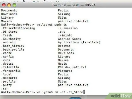 ลบ. Ds_Store ไฟล์บน Mac Os X ขั้นตอนที่ 6