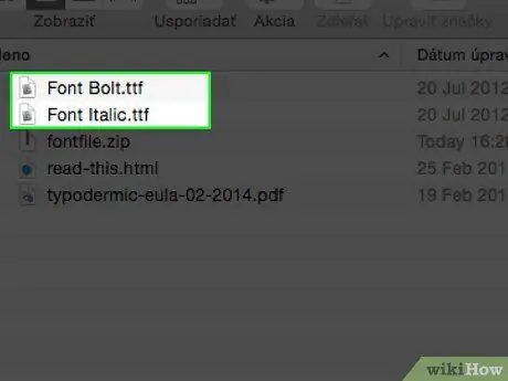 Instalați un font pe un Mac Pasul 4