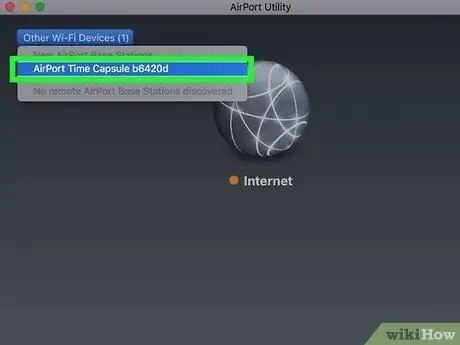 Свържете Time Capsule към Mac Стъпка 9
