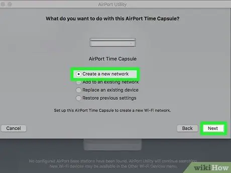 Свържете Time Capsule към Mac Стъпка 10