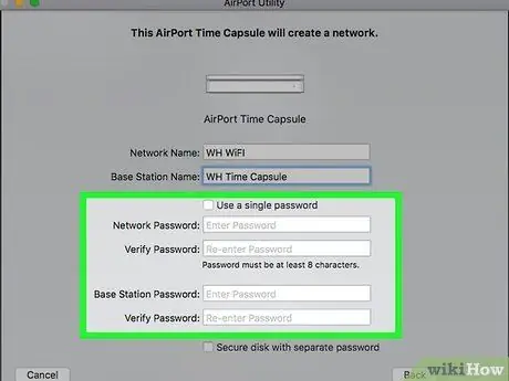 Conectați Time Capsule la Mac Pasul 13