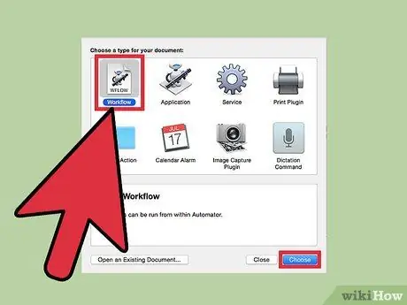 Automator көмегімен Mac OS X жүйесінде файлдарды қайта атау 2 -қадам