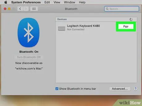 Prijunkite klaviatūrą prie „Mac“6 veiksmas