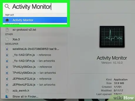 Desactivar una aplicació (Mac OS X) Pas 1