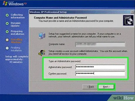 Installige Windows XP ilma CD -ta uuesti. 23. samm