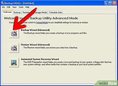 Windows XP Backup Hakbang 2