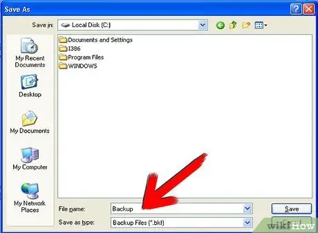 Backup Windows XP Pasul 5