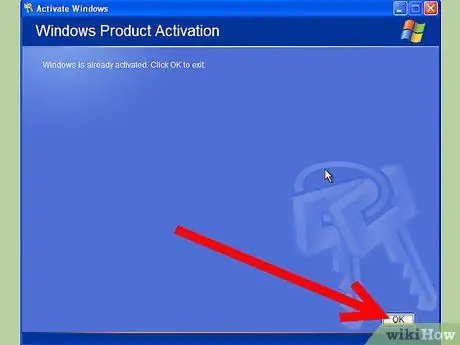 Zmień klucz produktu Windows XP Krok 11