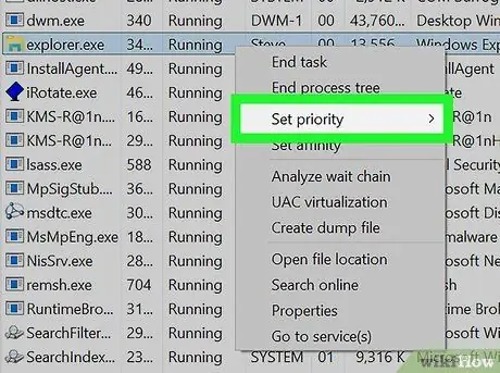 Baguhin ang Mga Priority sa Proseso sa Windows Task Manager Hakbang 7